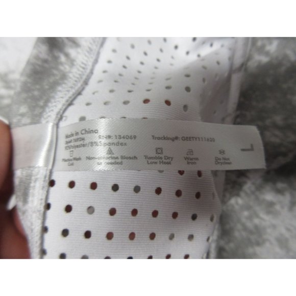 Ebb & Flow women's‎ laser cut marble print crop sleeveless athletic workout tank - Picture 9 of 12